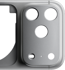 iPhone 17 Pro’nun arkadan görünümü, dövme alüminyum kasa ile yekpare tasarım