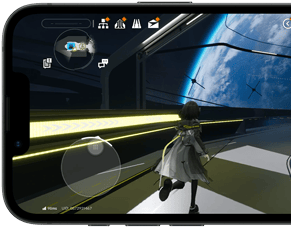 iPhone 17e’de oynanan bir yarış oyunu gösteriliyor