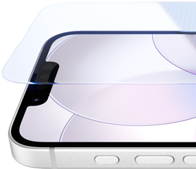 iPhone 17e, Ceramic Shield 2 ile önden dış görünüm, yandan dış görünüm, beyaz renk, düğmeler: Eylem, ses