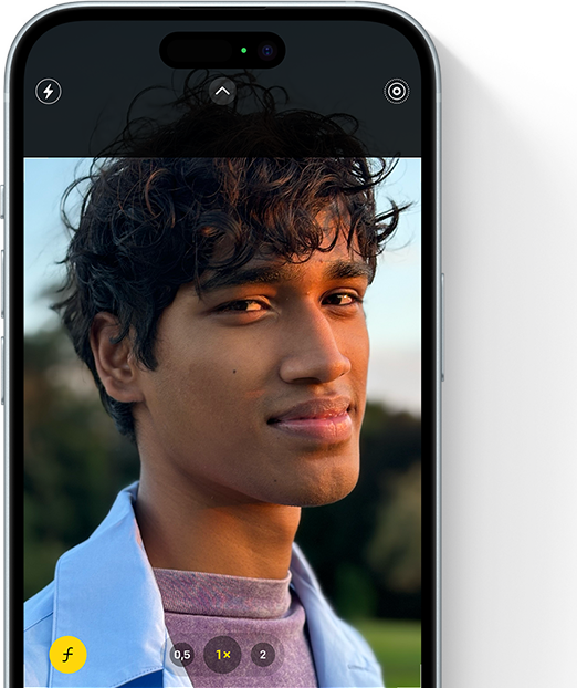 iPhone 15’in portre modunu gösteren görsel