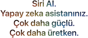 Siri AI. Your AI assistant. More personal. More powerful.