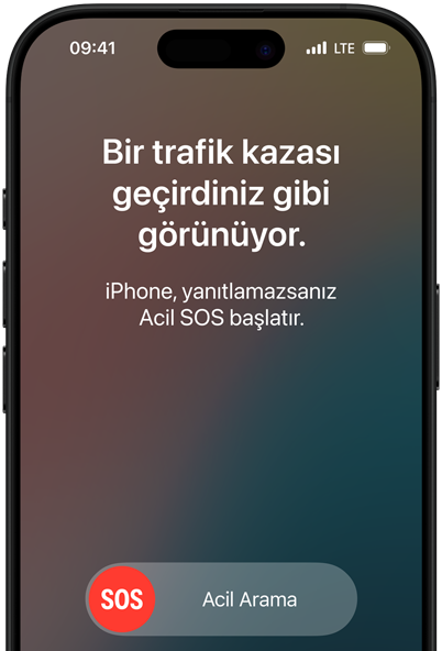 iPhone 16 Pro’da kullanıcının GPS konumu ve Uydu üzerinden mesajlaşma özelliği gösteriliyor