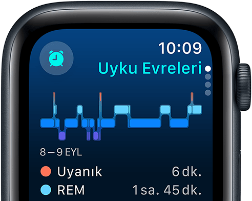 Apple Watch SE’de uyku takibi