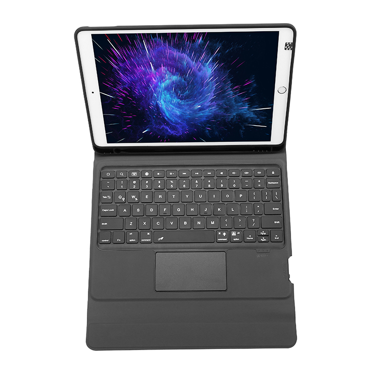 Daphnela iPad 10.2 9.Nesil Klavyeli Kılıf - Siyah 0763250073469