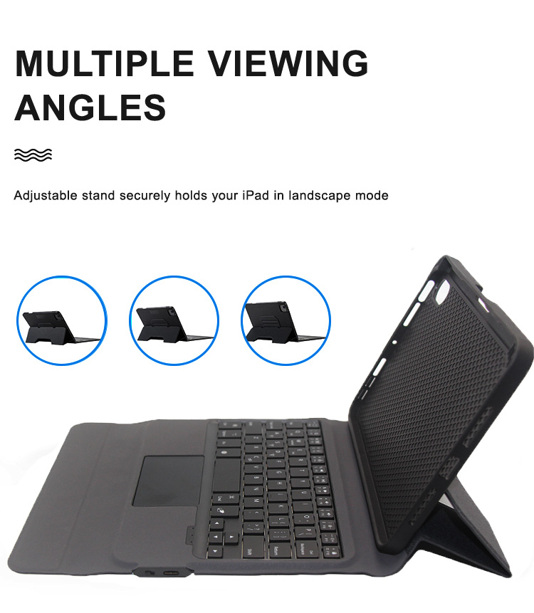 Daphnela iPad Mini 6. Nesil Klavyeli Kılıf - Siyah 0763250073483