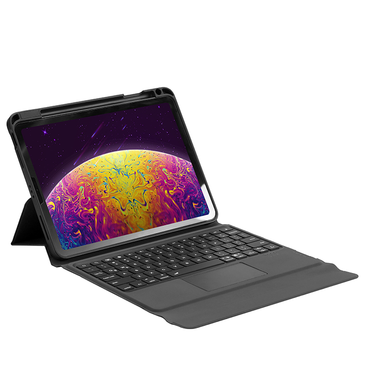 Daphnela iPad 10.9 4.Nesil Klavyeli Kılıf - Siyah 0763250073490