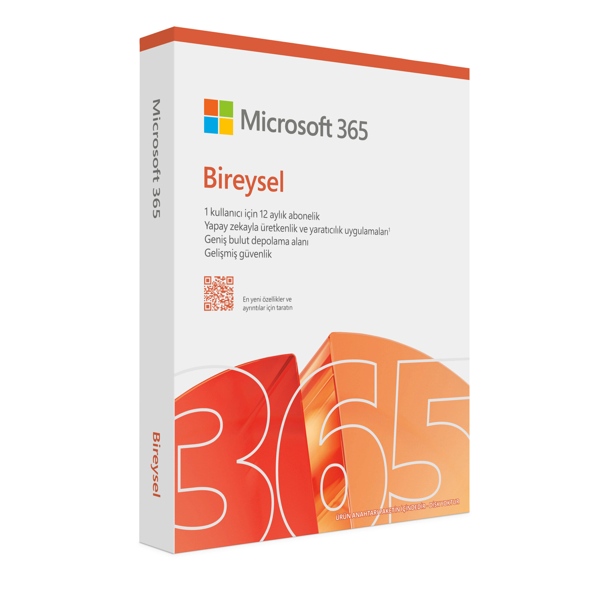 Microsoft 365 Bireysel TR 12 Aylık Abonelik 196388209453