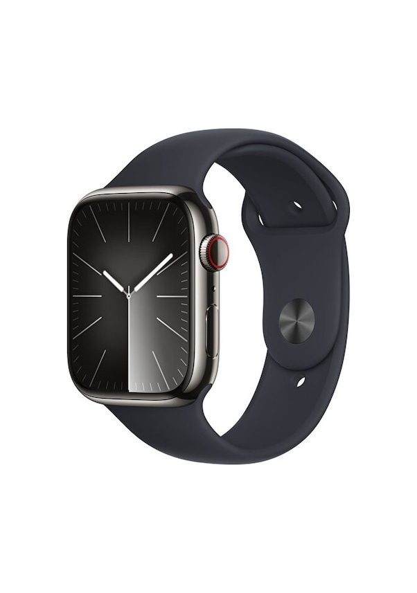 TEŞHİR - Apple Watch Seres 9 GPS + Cellular 45mm Grafit Paslanmaz Çelik Kasa 3M611TU/A