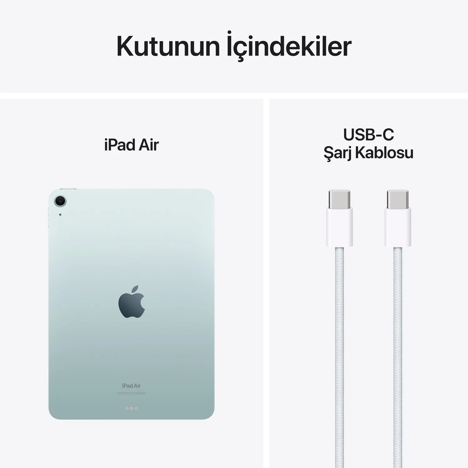 Teşhir - Apple 11 inç iPad Air M2 Wi-Fi 128GB Mor 3M673ZM/A