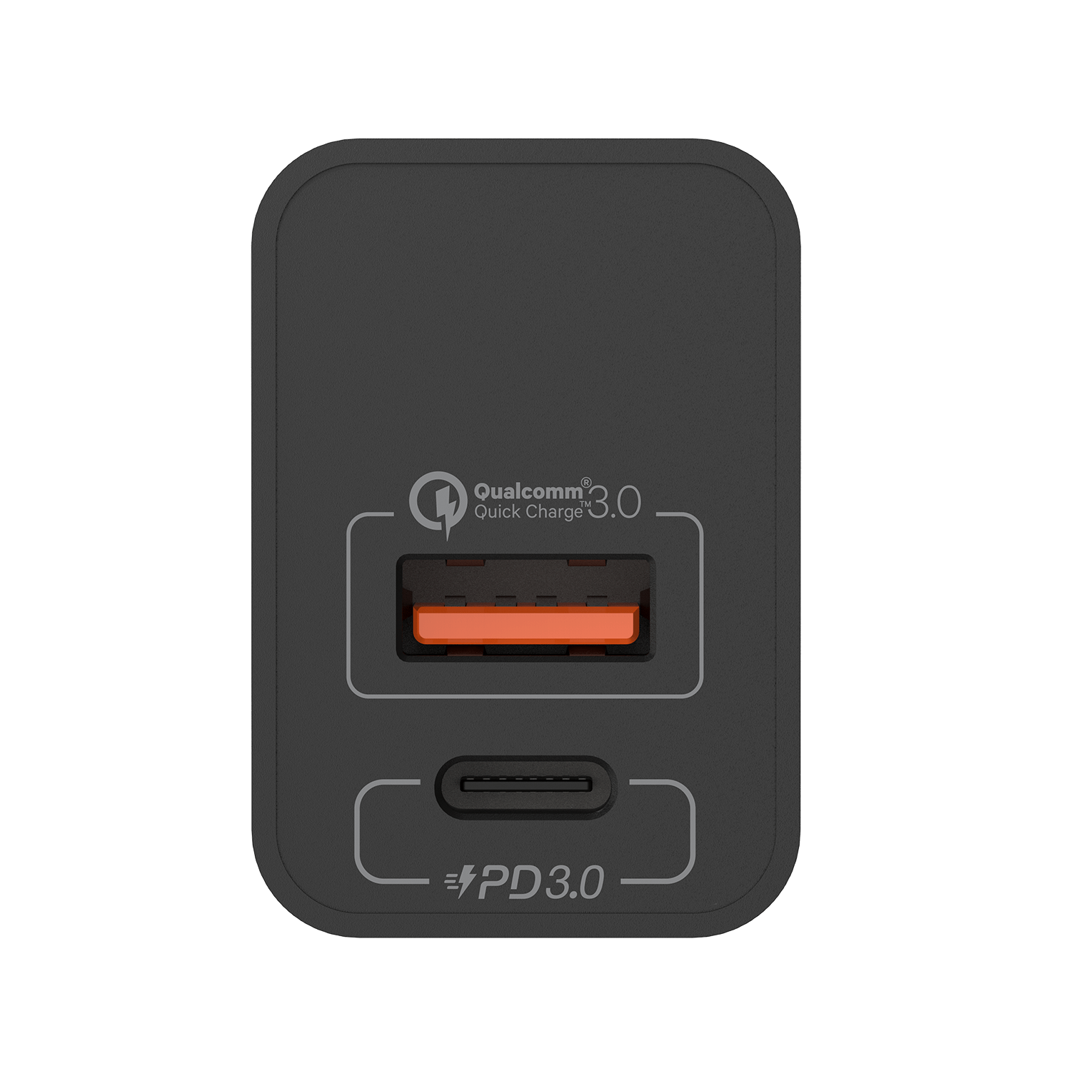 Momax Oneplug 2 Port Hızlı Şarj (20W) - Siyah 4894222065468