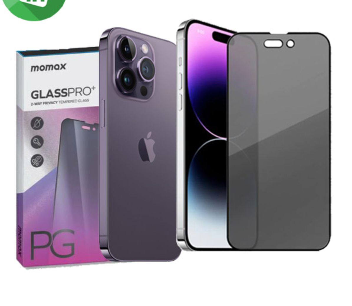 Momax iPhone 14 Pro Max Privacy Ekran Koruyucu 4894222069435