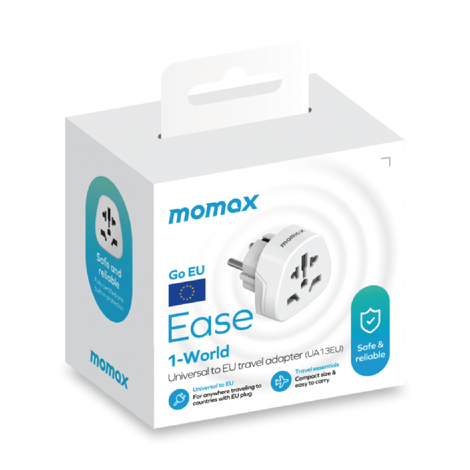 Momax World Universal Travel Adaptör - Beyaz 4894222071919