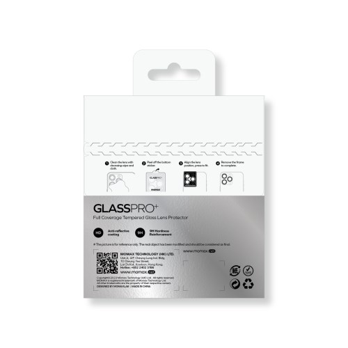 Momax iPhone 15 Pro / Max Lens Koruyucu - Silver 4894222072886