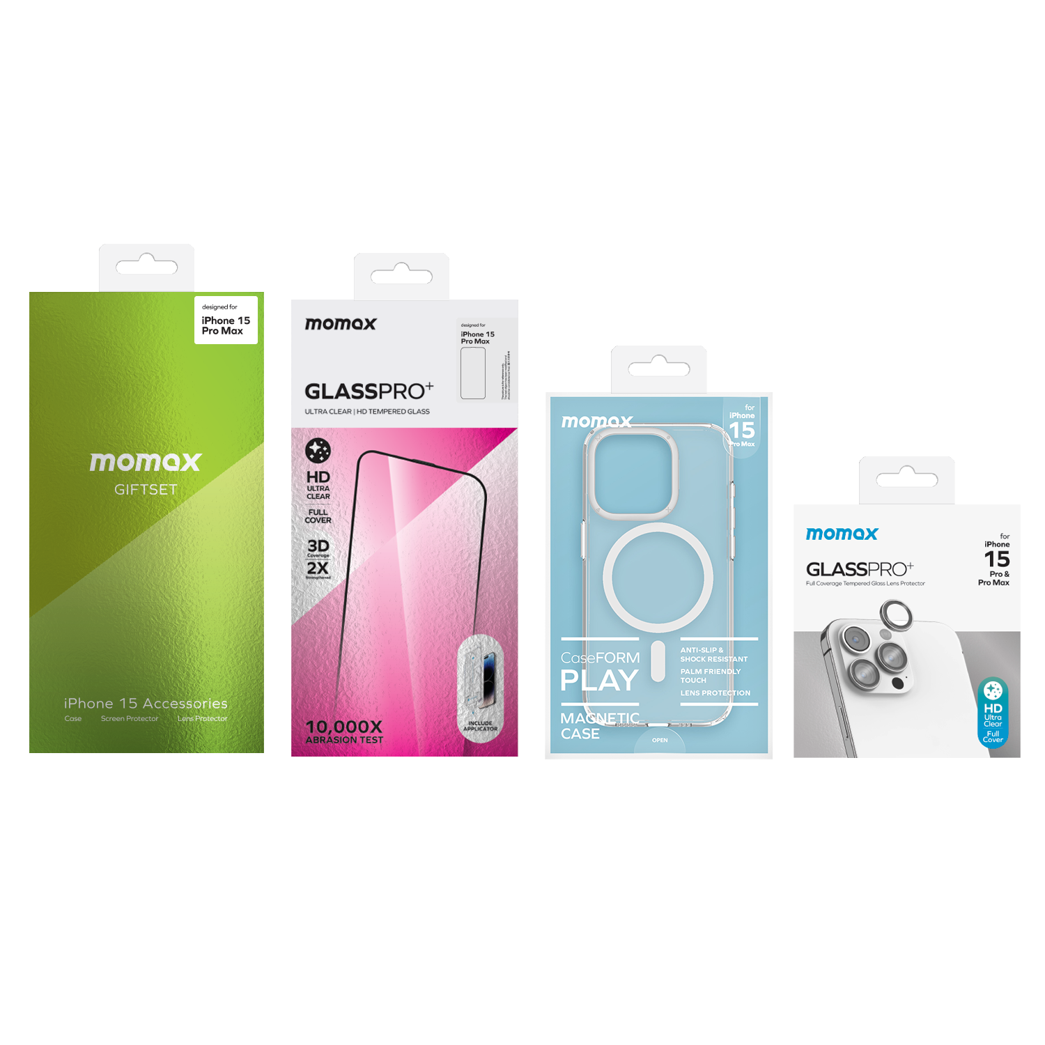 Momax iPhone 15 Pro Max Mix Magsafe Kılıf/EK/Lens 4894222073173