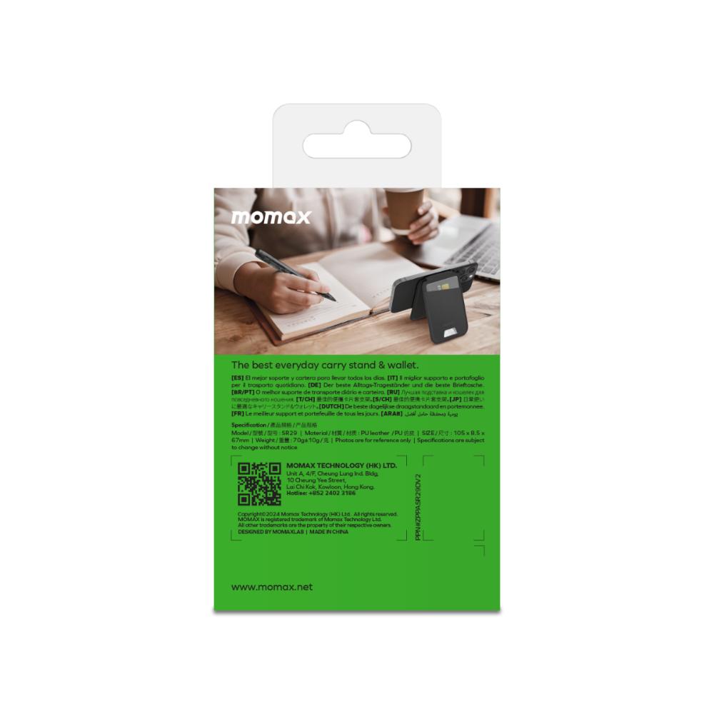 Momax iPhone MagSafe Wallet - Siyah 4894222073883