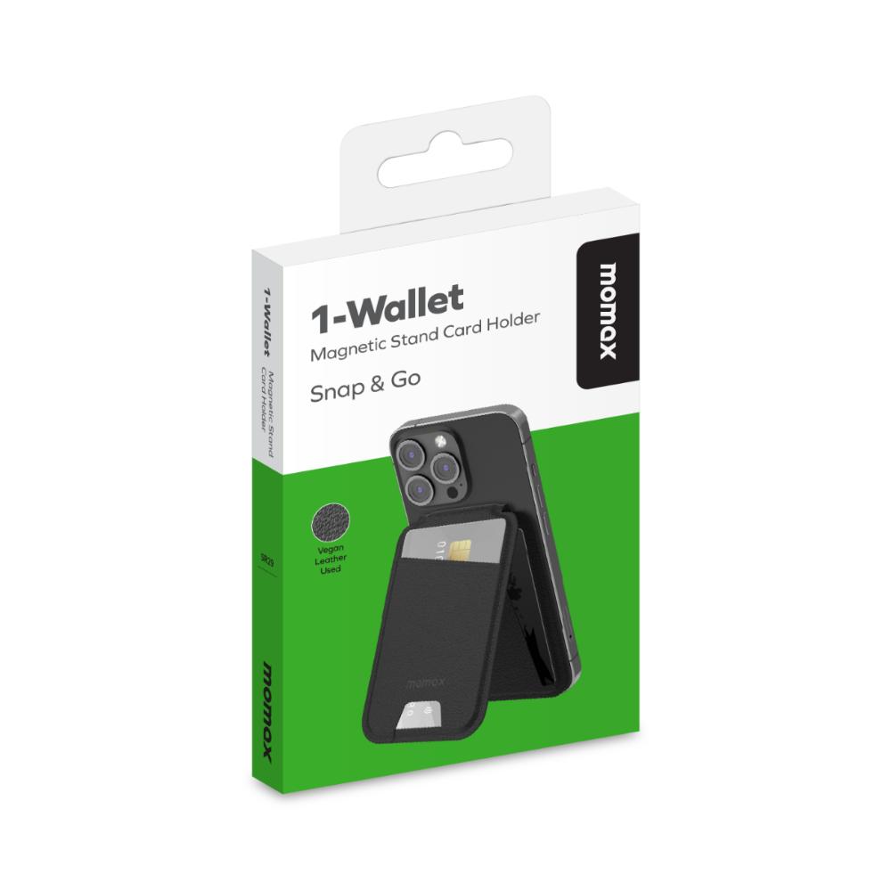 Momax iPhone MagSafe Wallet - Siyah 4894222073883