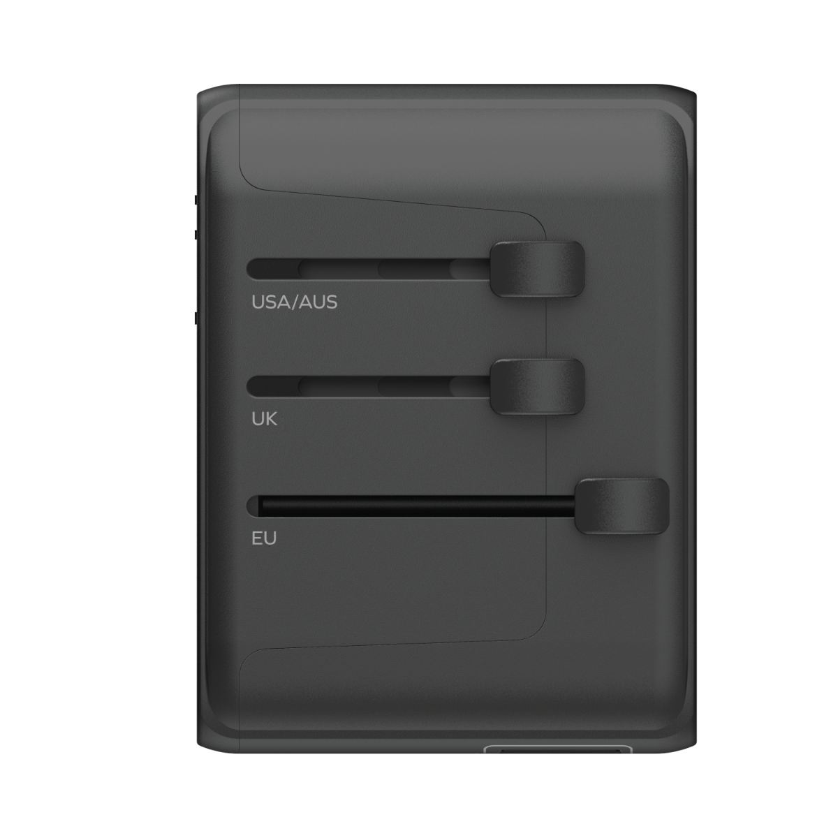 Momax 5 Port + AC Seyahat Adaptörü - Titanyum 4894222074620