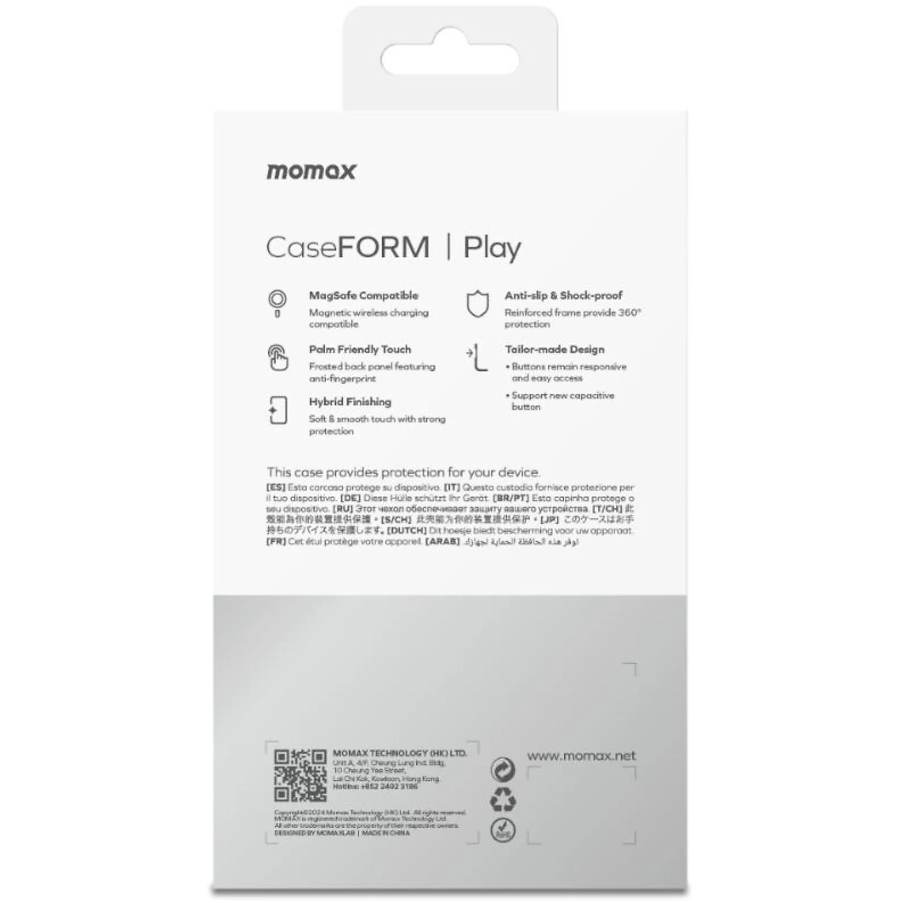 Momax iPhone 16 Pro Play Magsafe Kılıf - Siyah 4894222077300