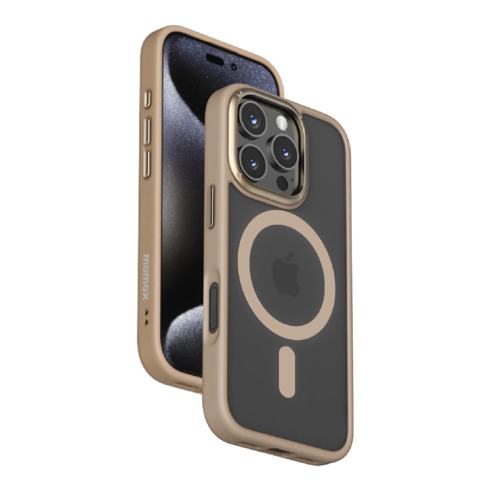 Momax iPhone 16 Pro Max Play Magsafe Kılıf - Gold 4894222077386