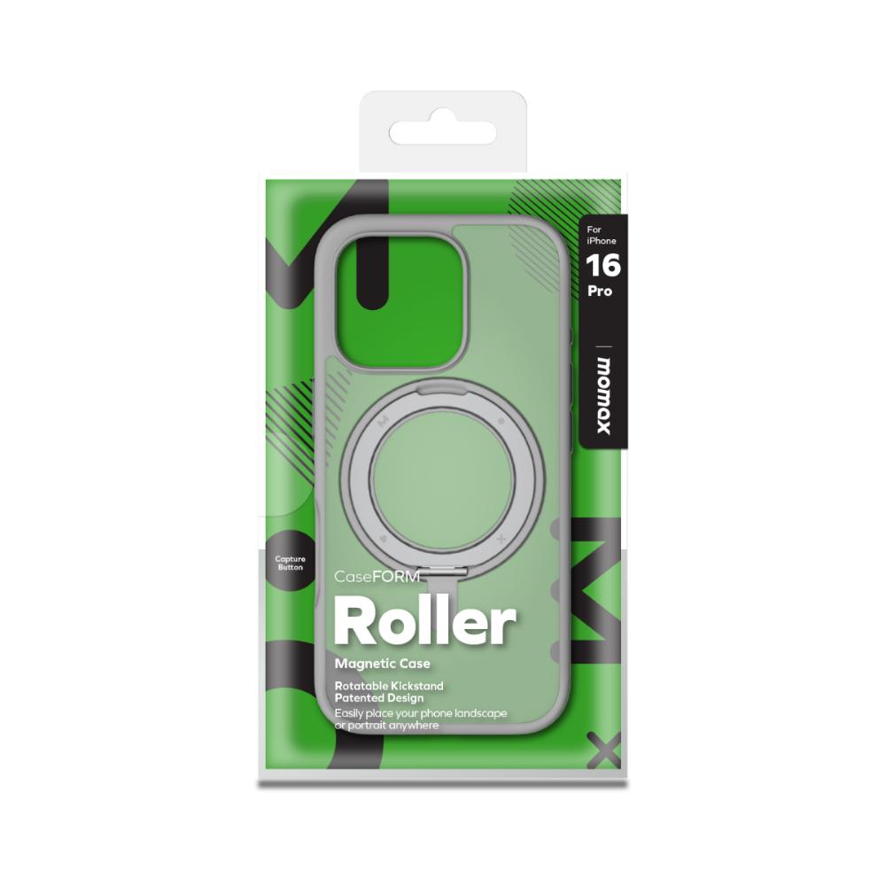 Momax iPhone 16 Pro Roller Magsafe Kılıf - Gri 4894222077423