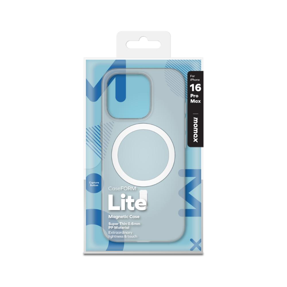 Momax iPhone 16 Pro Max Lite Magsafe Kılıf - Beyaz 4894222077560