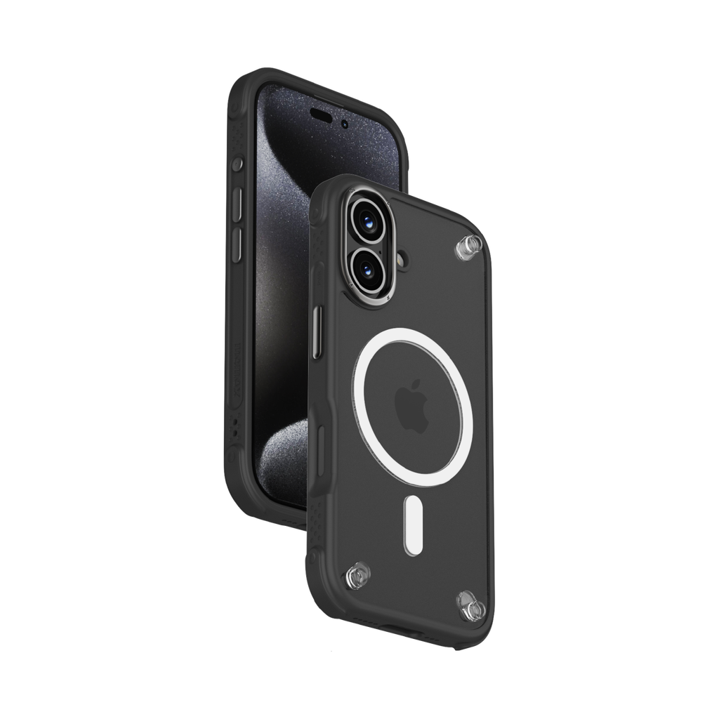 Momax iPhone 16 Plus Air Magsafe Kılıf - Siyah 4894222077638