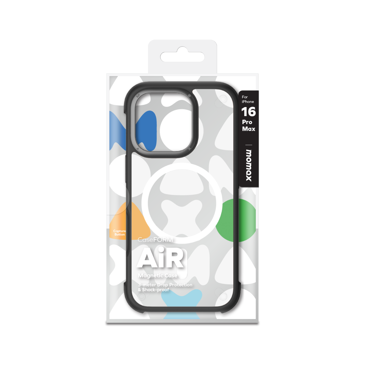 Momax iPhone 16 Pro Max Air Magsafe Kılıf - Siyah 4894222077645