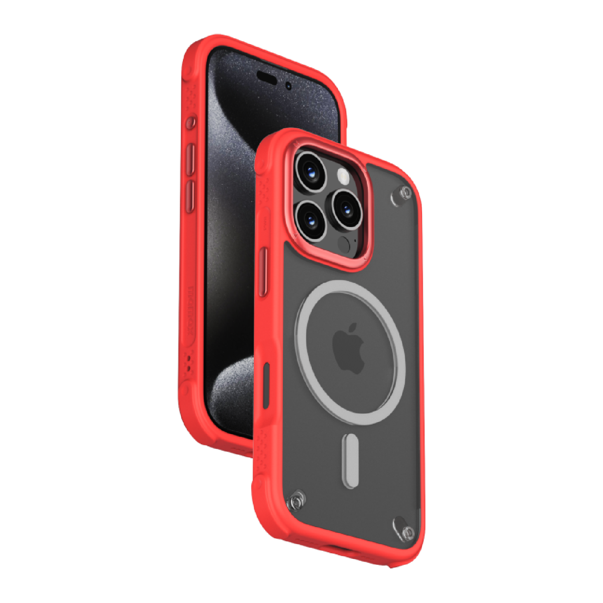 Momax iPhone 16 Pro Max Air Magsafe Kılıf -Kırmızı 4894222077669