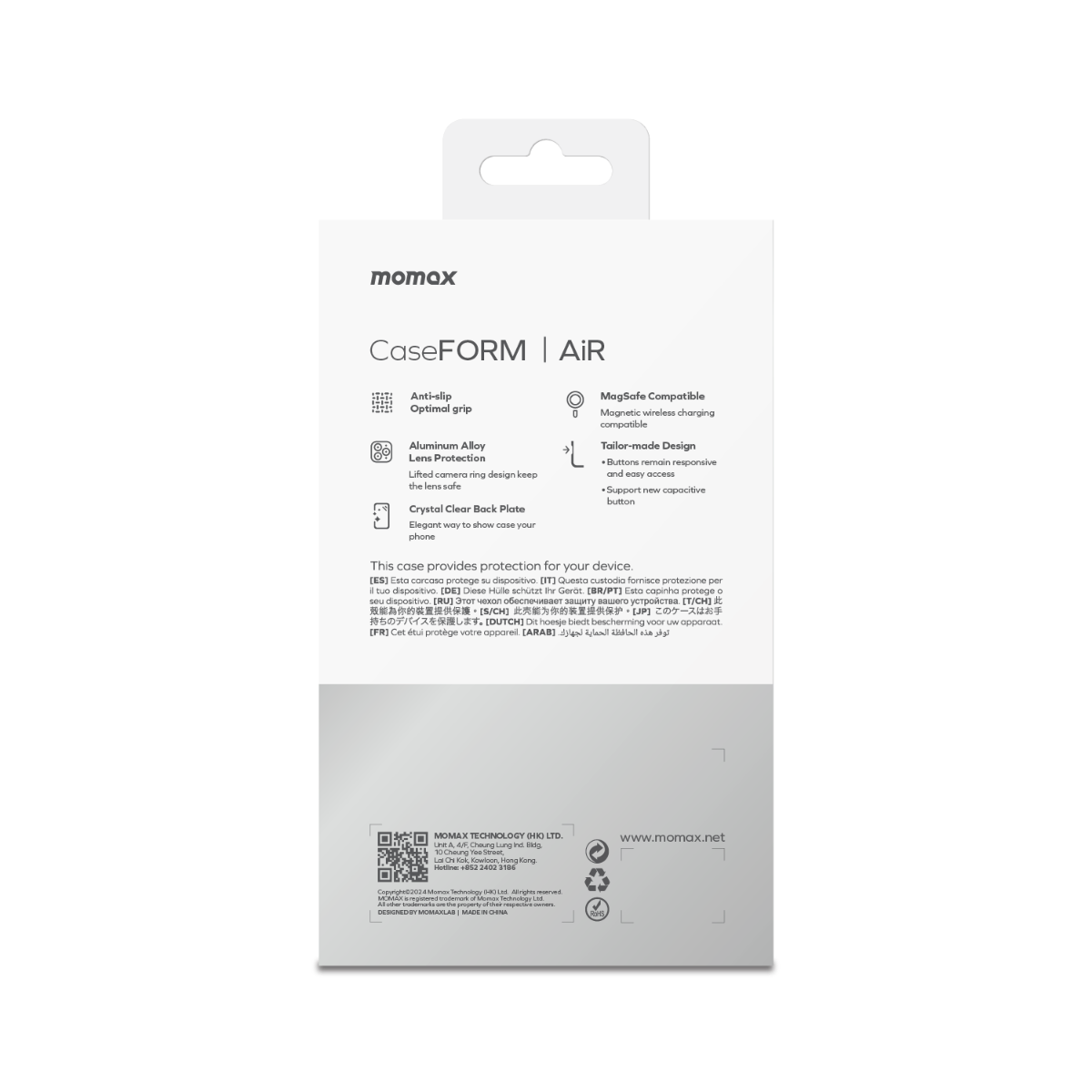 Momax iPhone 16 Pro Air Magsafe Kılıf - Pembe 4894222077683