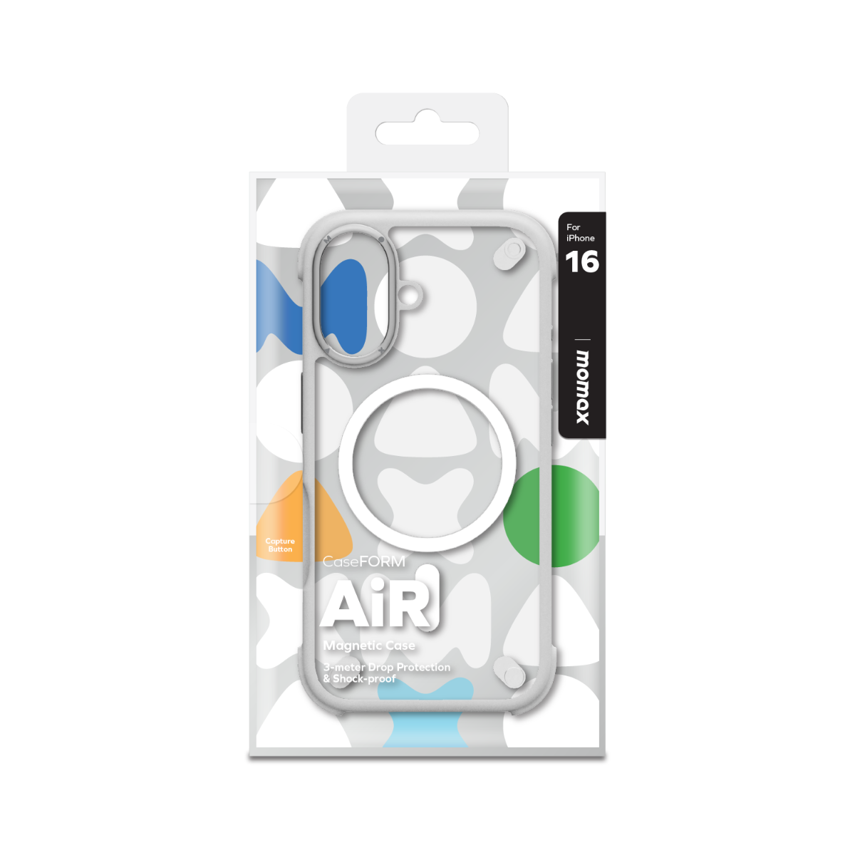 Momax iPhone 16 Air CaseForm Magsafe Kılıf - Gri 4894222077782