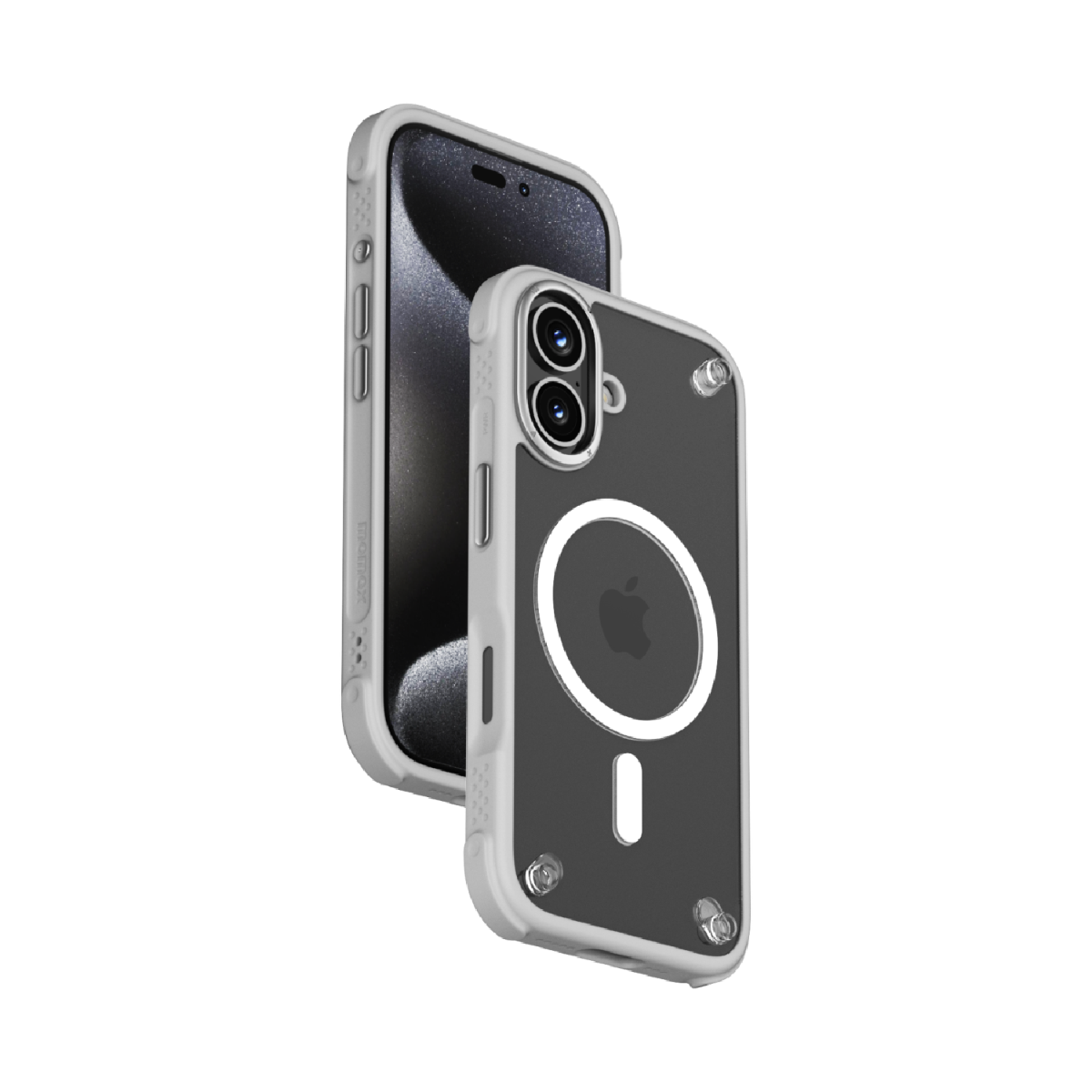 Momax iPhone 16 Air CaseForm Magsafe Kılıf - Gri 4894222077782