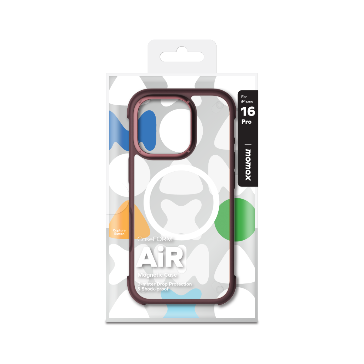 Momax iPhone 16 Pro Air Magsafe Kılıf - Mor 4894222077812