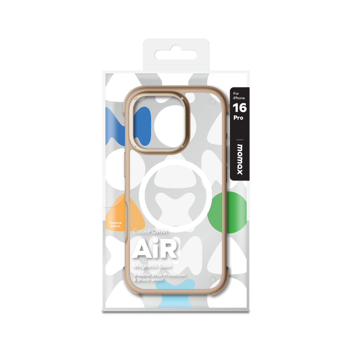 Momax iPhone 16 Pro Air Magsafe Kılıf - Altın 4894222077843