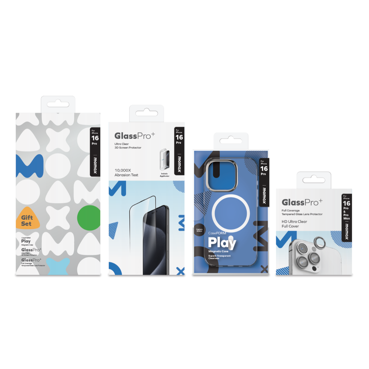 Momax iPhone 16 Pro Bundle Magsafe Kılıf+ EK+ Lens 4894222078079