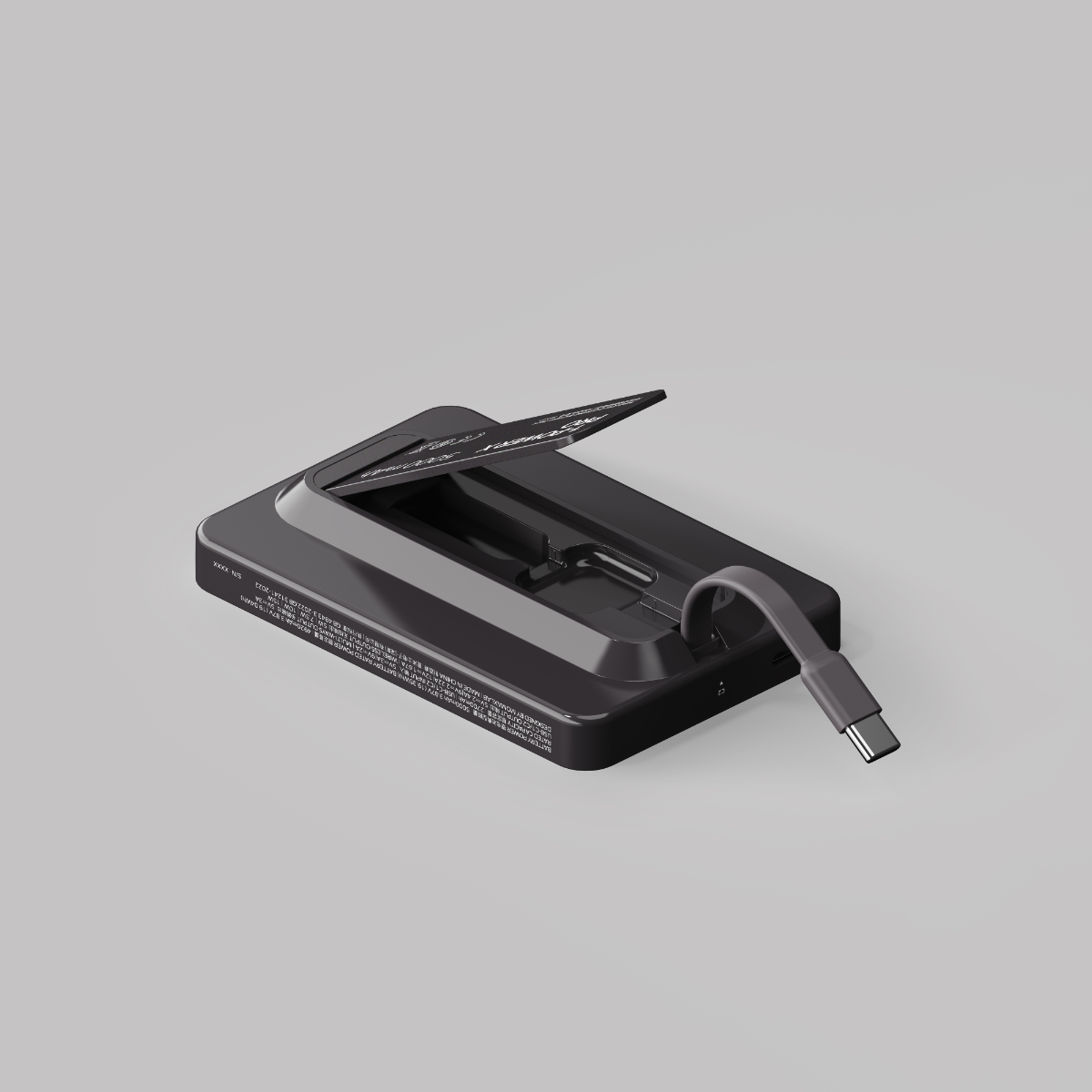 Momax XPro MagSafe Stand 5000mAh Powerbank-Siyah 4894222078130