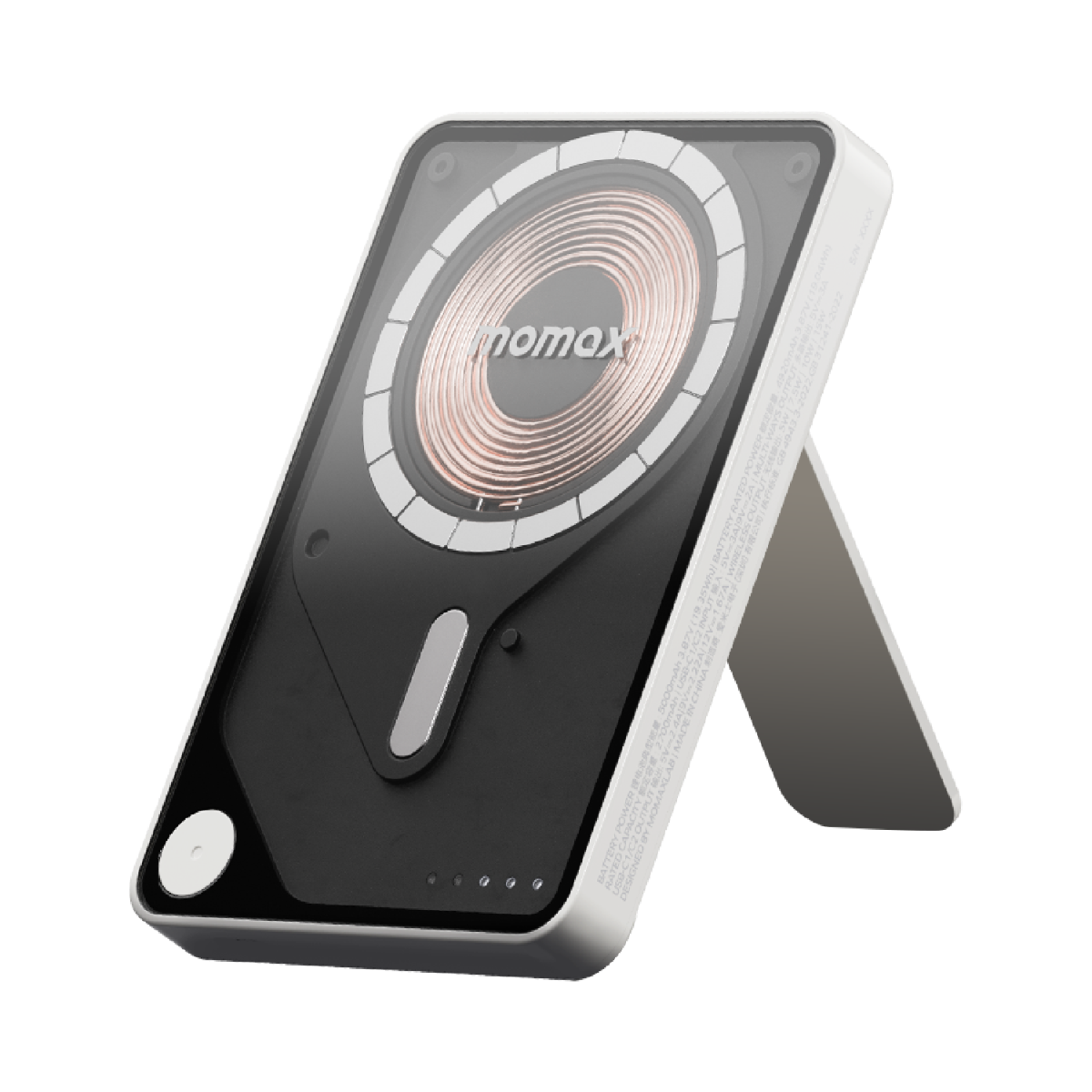 Momax XPro MagSafe Stand 5000mAh Powerbank-Beyaz 4894222078154