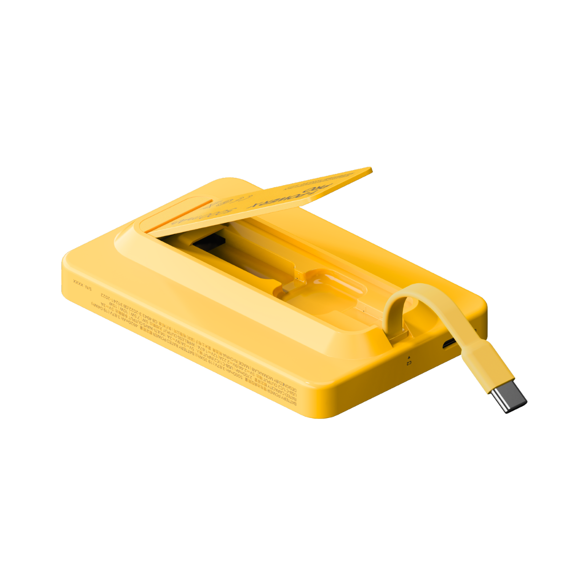 Momax XPro MagSafe Stand Powerbank 5000mAh - Sarı 4894222078161