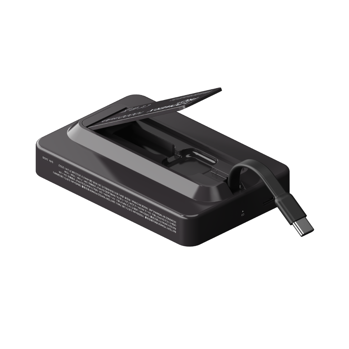 Momax XPro MagSafe Stand 10000mAh Powerbank-Siyah 4894222078178