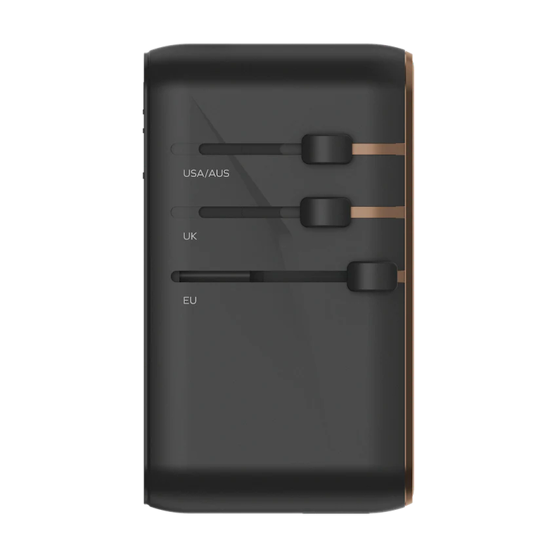 Momax World 170W 4-Port Travel Adaptor - Çöl 4894222078307