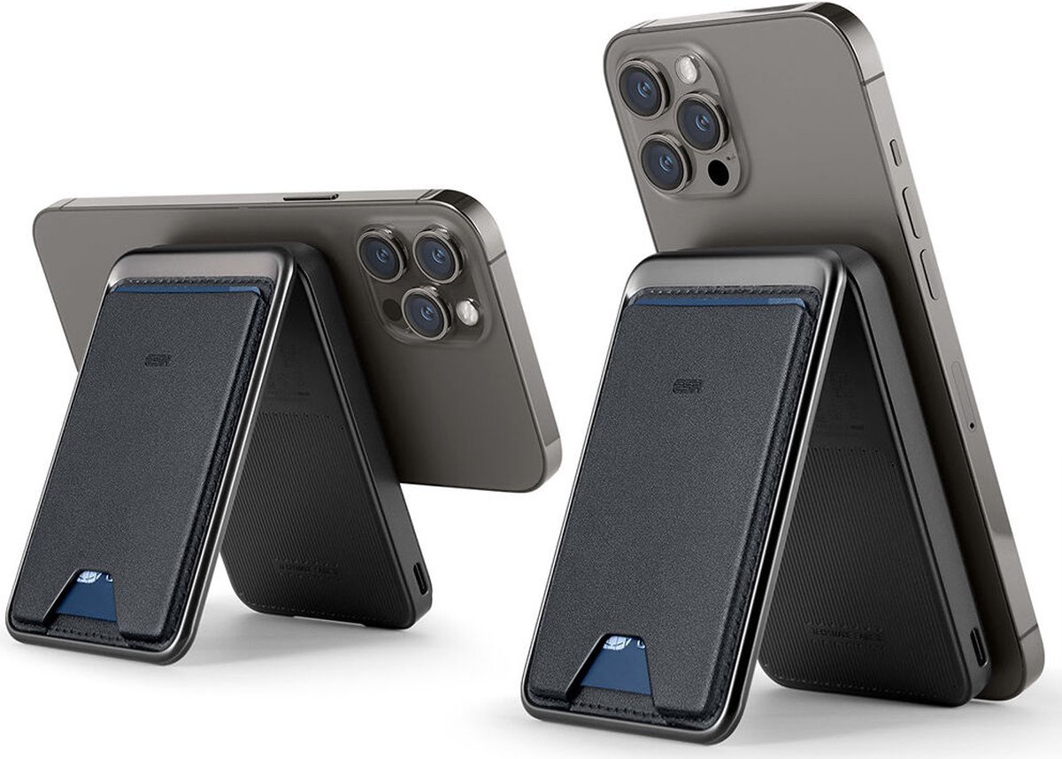 ESR HaloLock 5000 mAh Power Bank + Cüzdan - Siyah 4894240169803