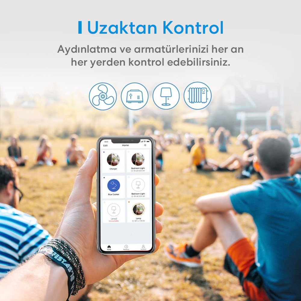 Meross Akıllı Dış Ortam Priz 2li 600358069942