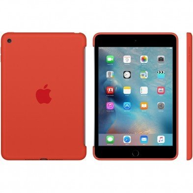 Apple Silikon Case iPad mini 4 Kılıfı (Turuncu) MLD42ZM/A