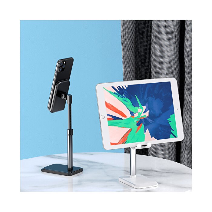 Rock Masaüstü LifTable iPhone Standı - Siyah 6941402717674