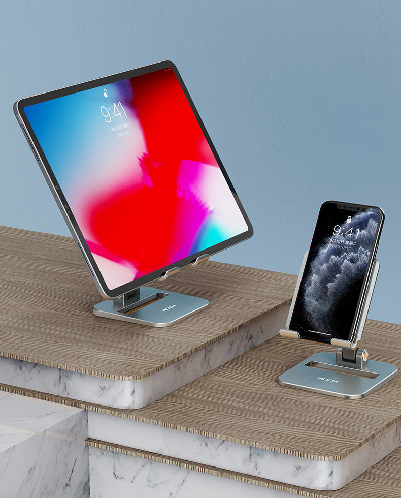 Rock Masaüstü Metal iPad ve iPhone Standı 6941402729998