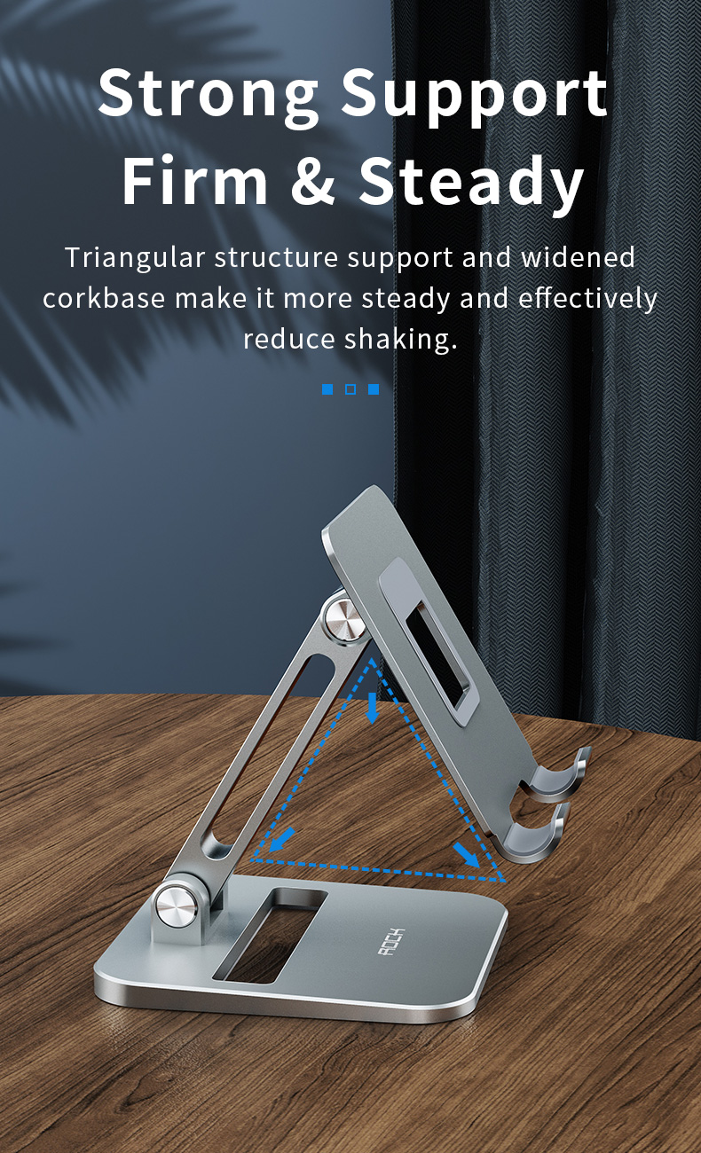 Rock Masaüstü Metal iPad ve iPhone Standı 6941402729998