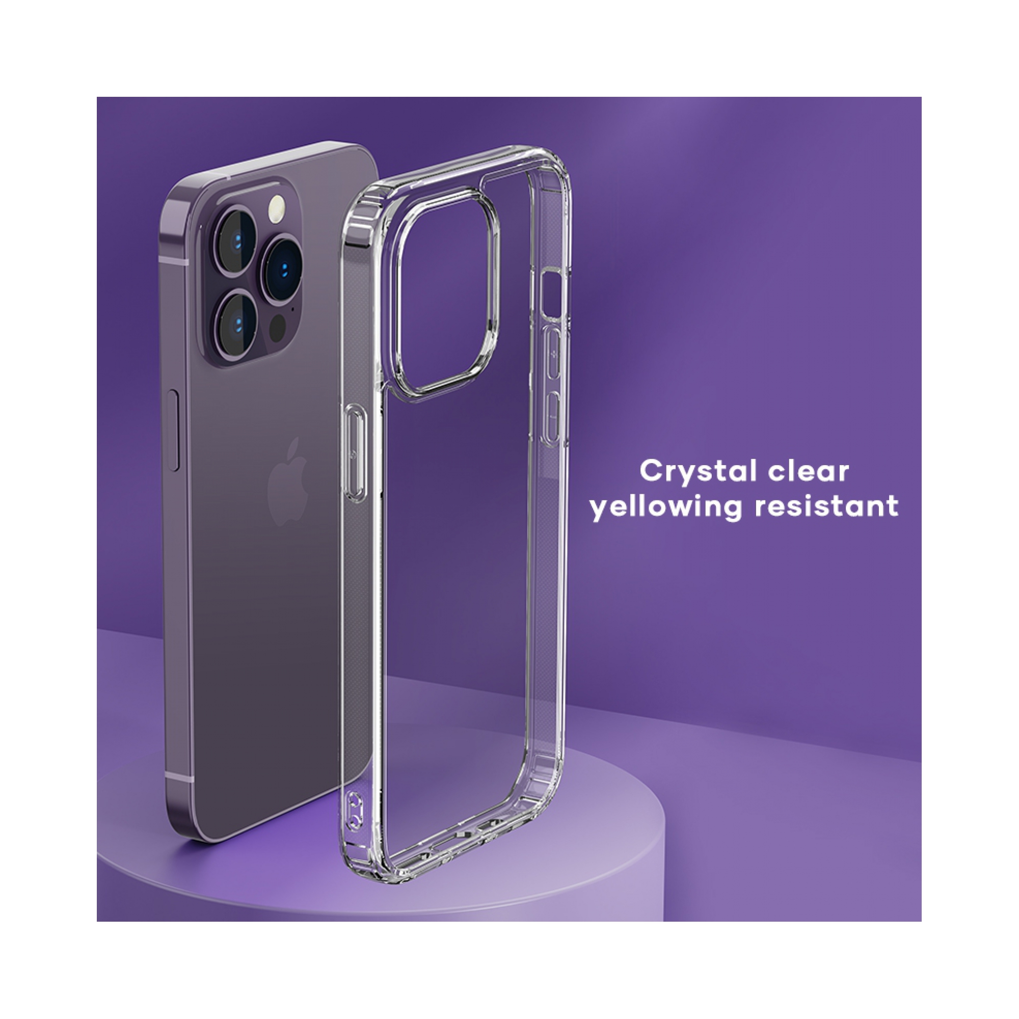 Rock iPhone 14 Crystal Silikon Kılıf - Şeffaf 6941402769901
