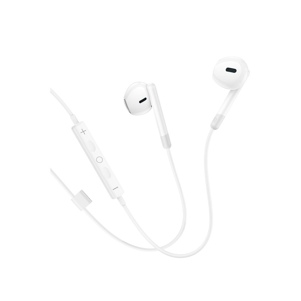 Hoco Type-C Mikrofonlu Kablolu Kulaklık - Beyaz 6942007600231