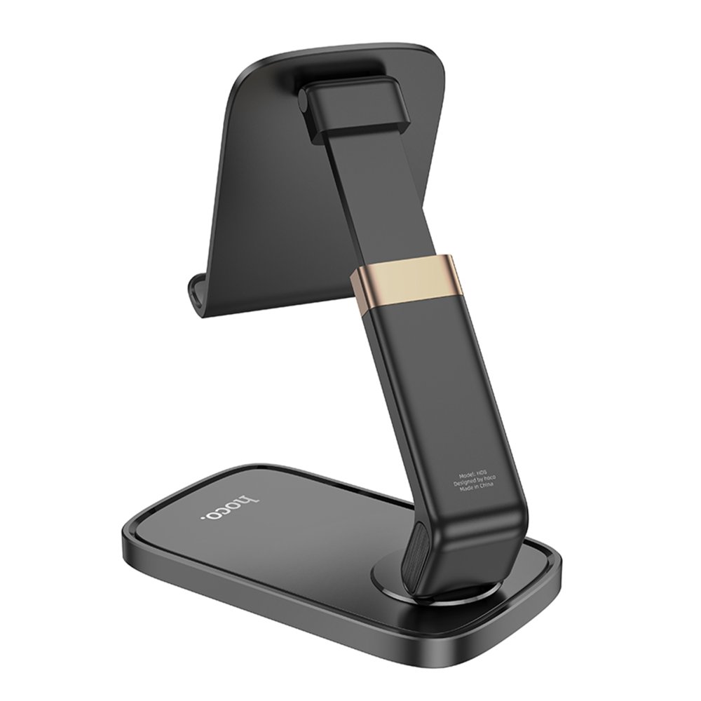 Hoco Blackfish Masaüstü Telefon Tutucu - Siyah 6942007610803