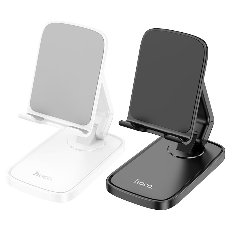 Hoco Blackfish Masaüstü Telefon Tutucu - Siyah 6942007610803