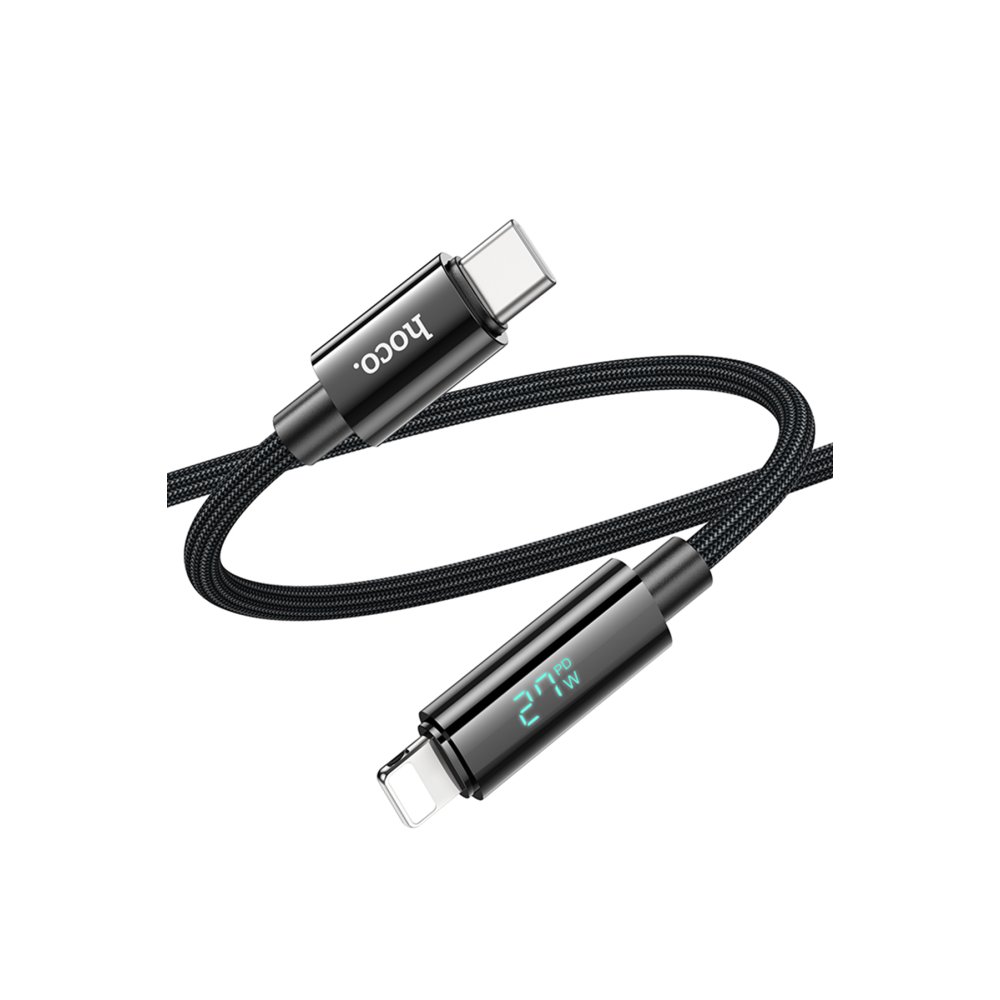 Hoco Benefit 1.2 Type-C to Lightning Kablo-Siyah 6942007611879